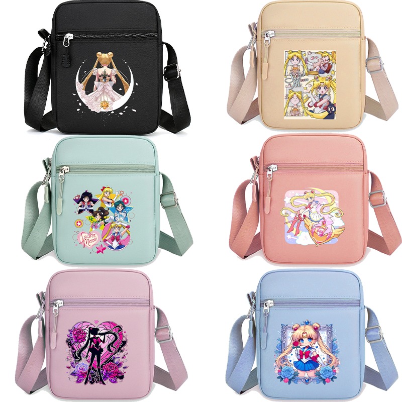 Women'S Bags Cross Body - 세일러 문 숄더백 유니섹스 귀여운 크로스백