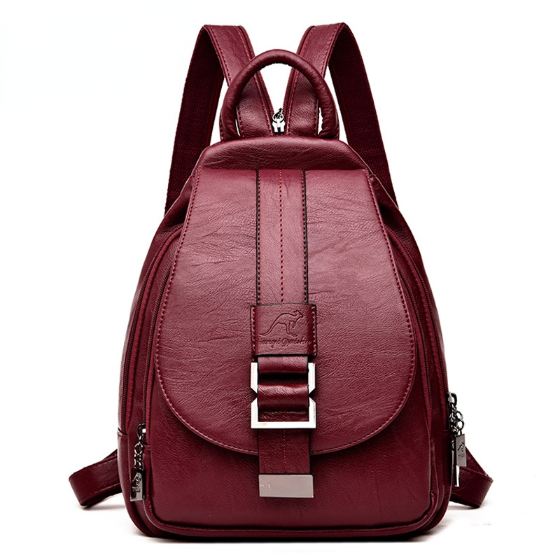 Women'S Bags Everyday - 디자이너 여성용 가죽 백팩, 십대 소녀용
