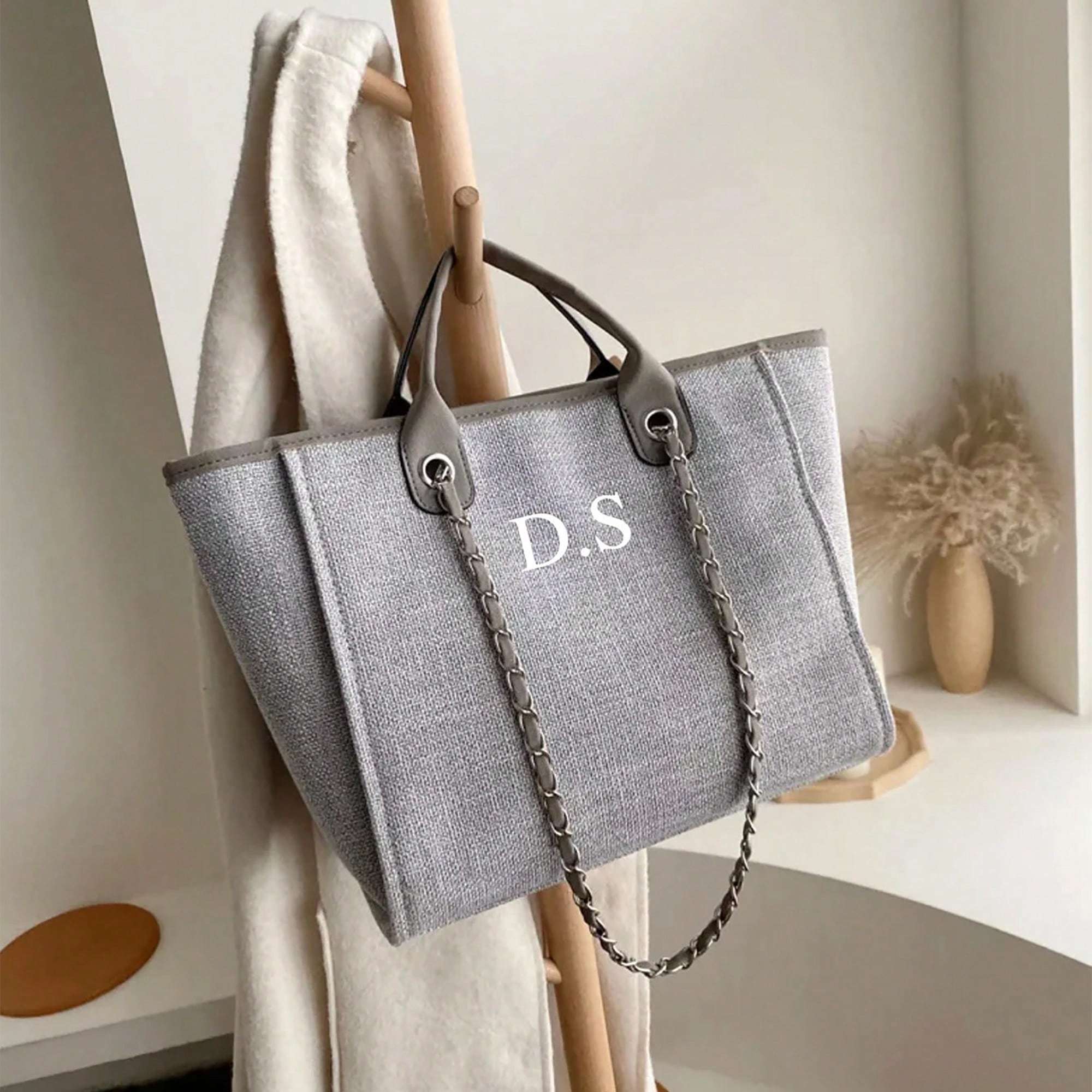 Women'S Bags Cross Body - 맞춤형 대용량 한국 여성 체인 토트백,