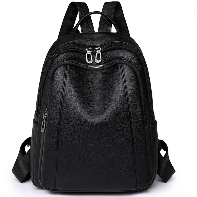 Women'S Bags Everyday - 고품질 가죽 배낭 여성 대용량 배낭