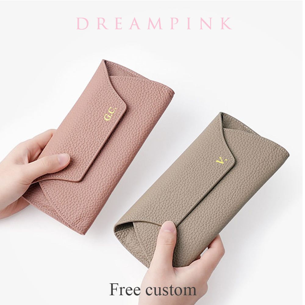 Women Bags Name - 개인화 된 편지 여성 긴 클러치