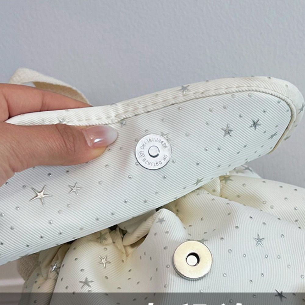 Women Bags For College - 경량 스타 프린트 드로스트링 백팩 프린트된