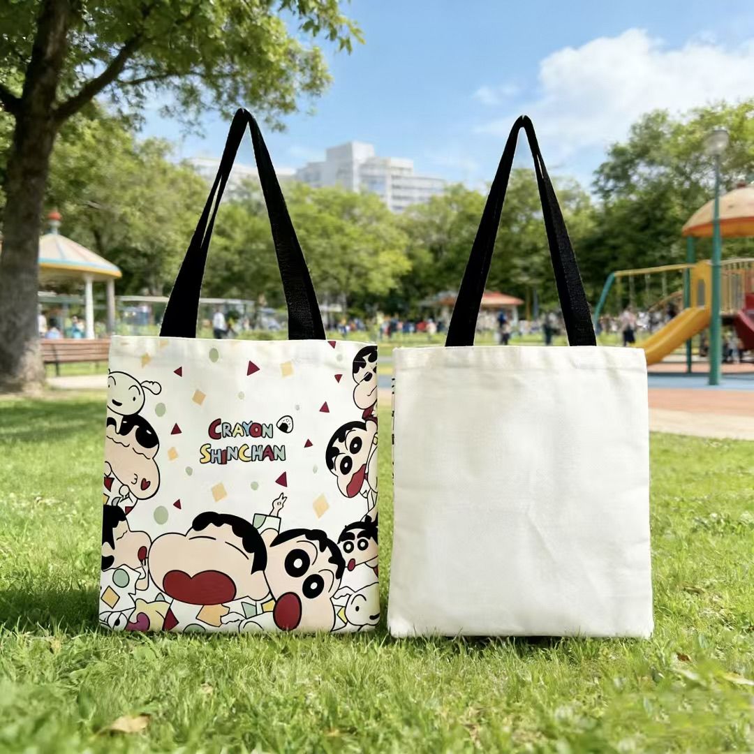Women'S Xl Bags - 2026 새로운 크레용 신짱 캔버스 토트