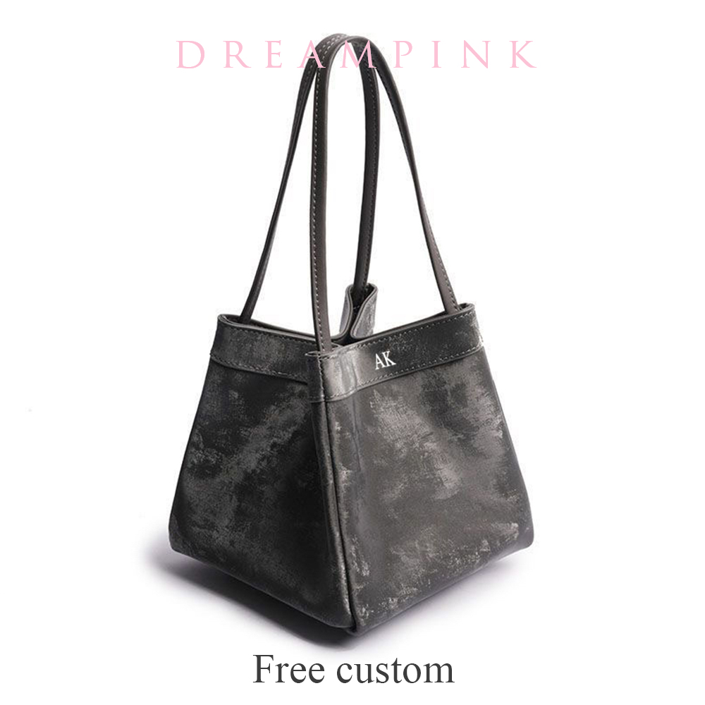 Women Bags Name - 여성용 실크 스웨이드 가죽 버킷백, 여성용