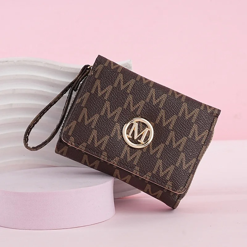 레터 패턴의 3단 지퍼 지갑, 스타일리시한 멀티 컬러  - Women'S Bags Everyday 리뷰 및 가격