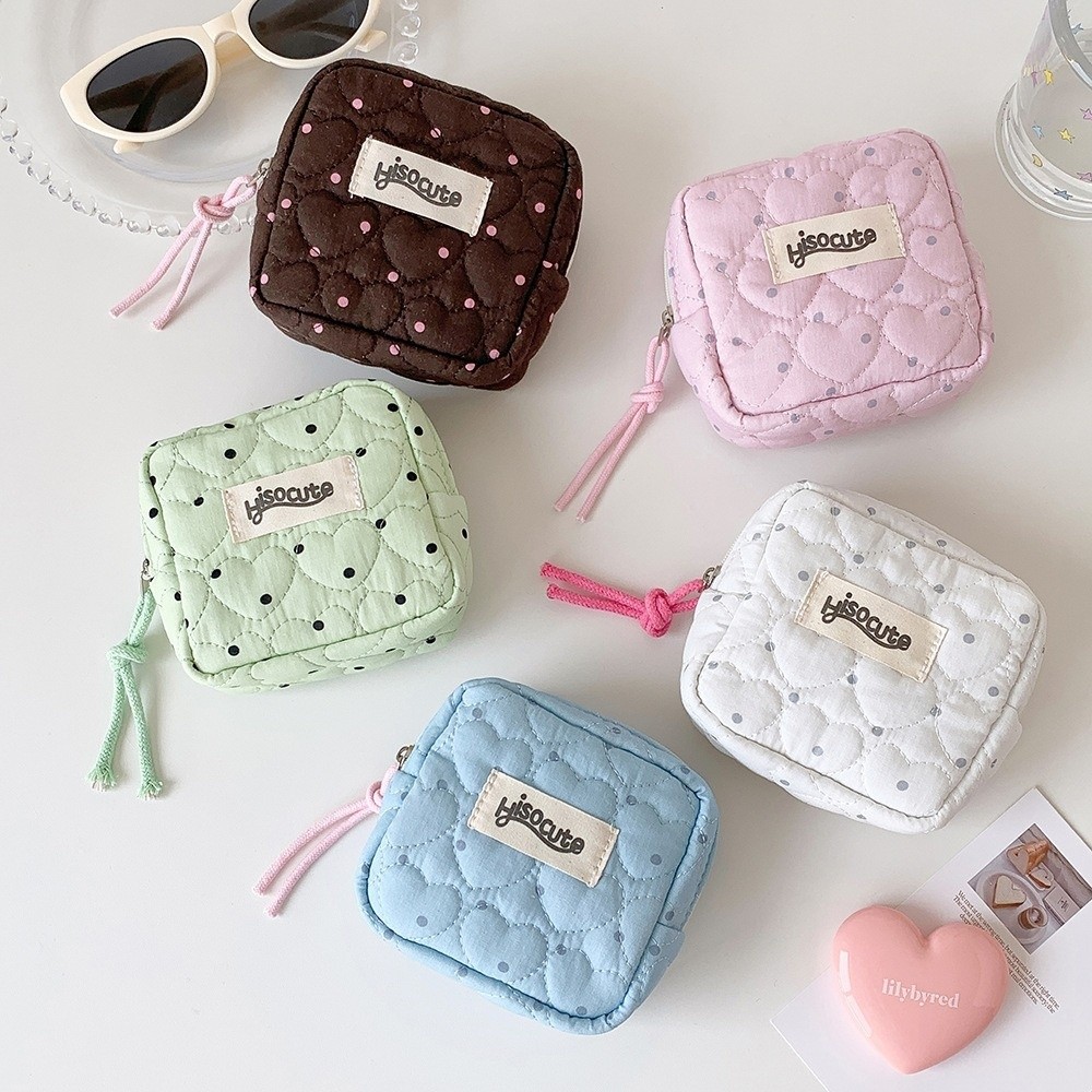 새로운 다용도 화장품 파우치, 대용량, 물방울무늬, 작 - Women Bags New 리뷰 및 가격