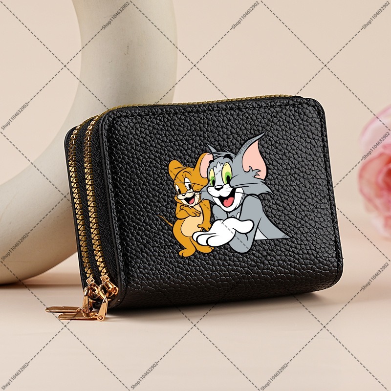 톰과 제리 귀여운 카드 홀더 지갑 만화 애니메이션 무늬 - Women'S Xl Bags 리뷰 및 가격