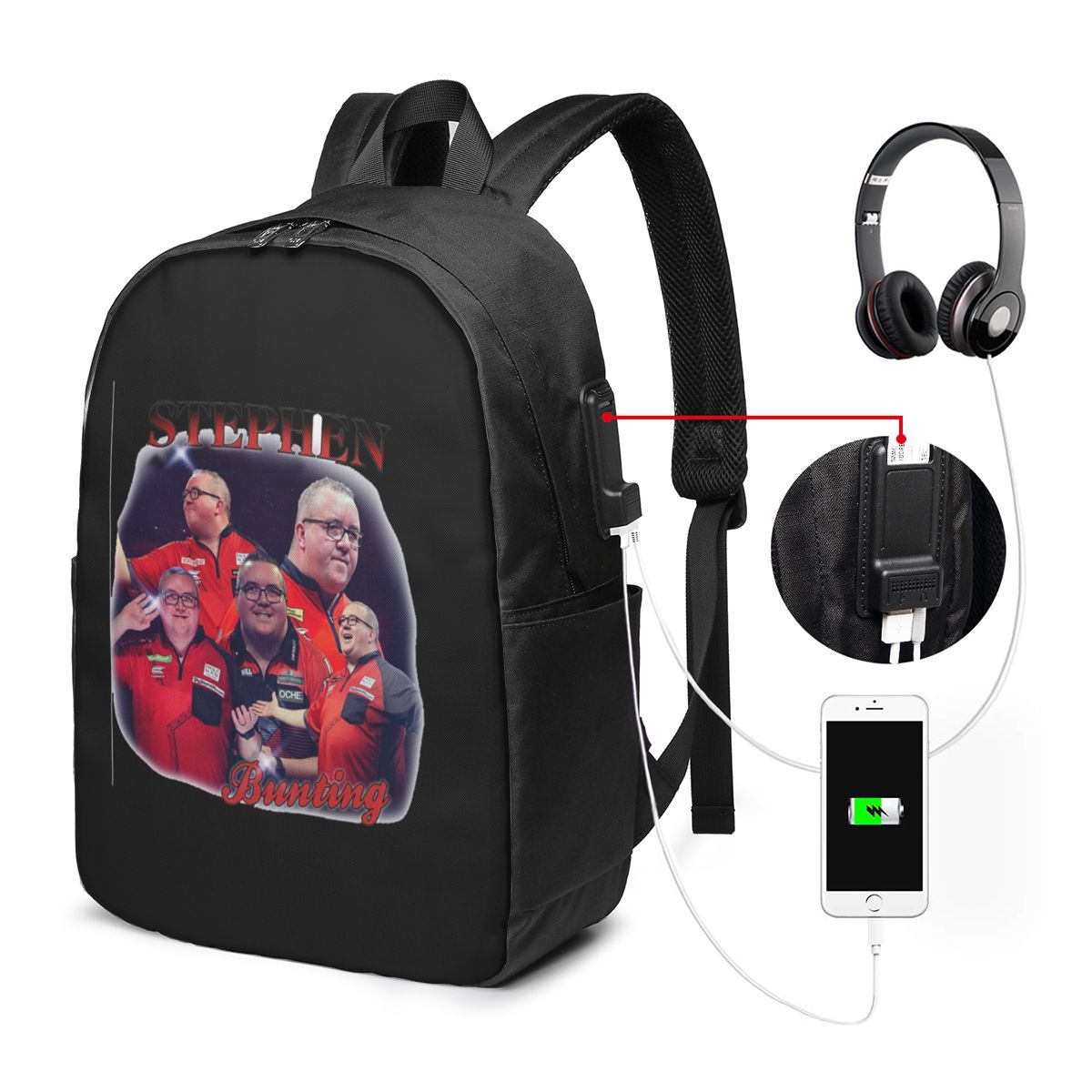 스티븐 번팅 부트레그 백팩 여행용 노트북 가방 컴퓨터  - Women Bags For College 리뷰 및 가격