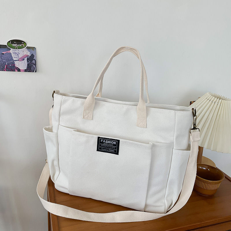 여성용 대형 캔버스 토트백, 미니멀리스트 워크백 - 넓 - Women'S Bags Cross Body 리뷰 및 가격