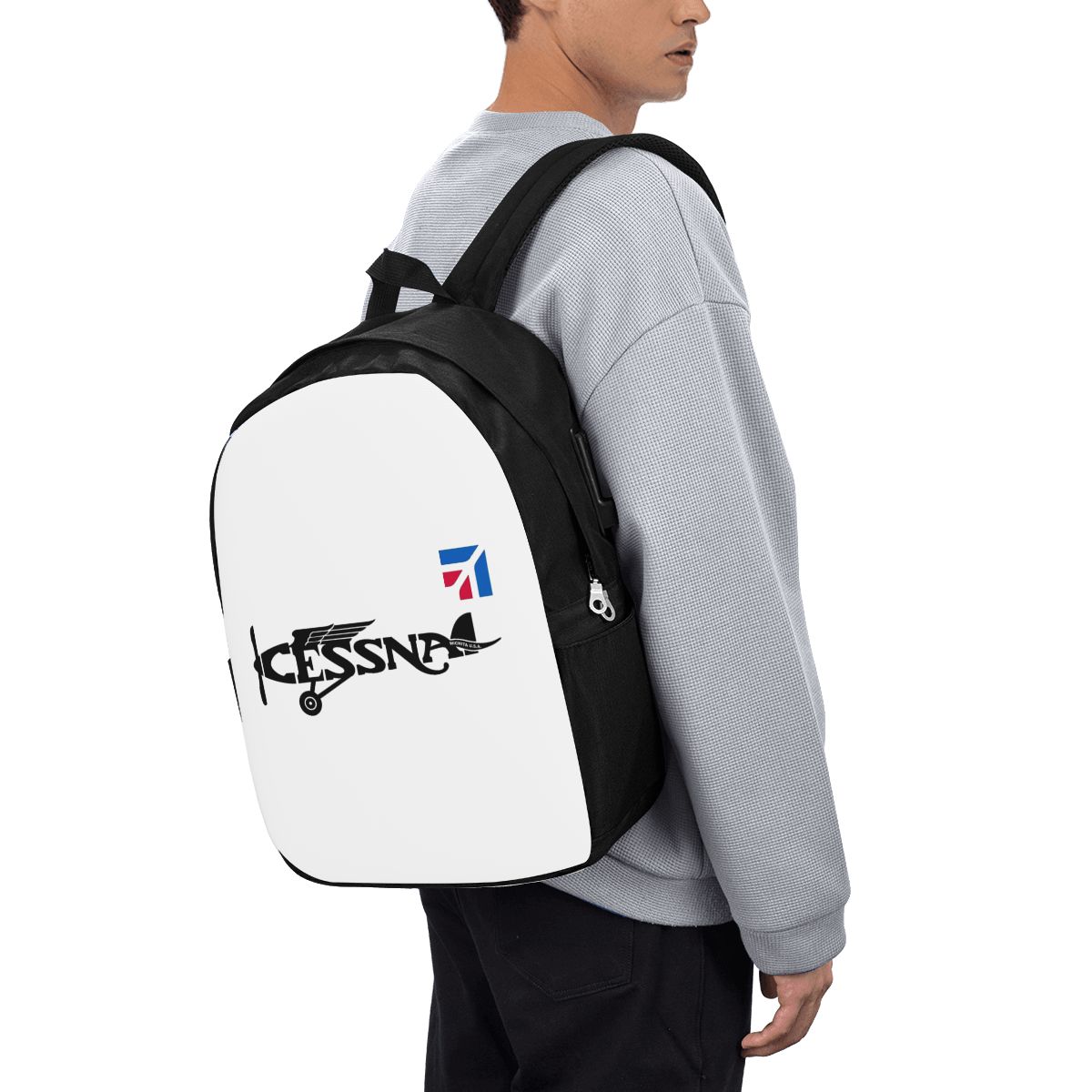 세스나 로고 배낭 여행 노트북 가방 컴퓨터 대학생 학교 - Women Bags For College 리뷰 및 가격