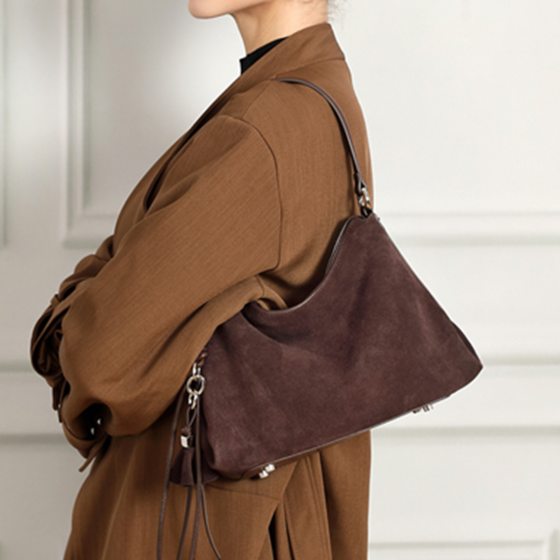 HIFASHION 트렌디한 스웨이드 가죽 호보 언더암  - Women'S Bags Cross Body 리뷰 및 가격