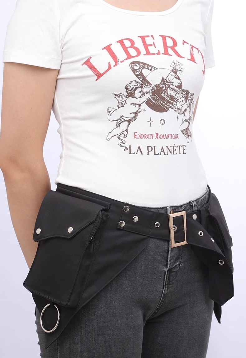 여성용 중세 펑크 허리 가방 Steampunk Pu 가 - Women Bags Accessories 리뷰 및 가격
