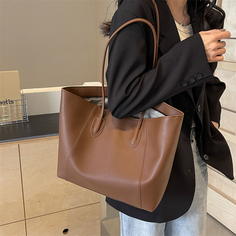 지퍼 토트백 솔리드 여성 가방, PU 핸드백 재봉실 숄 - Women Bags On Sale 리뷰 및 가격