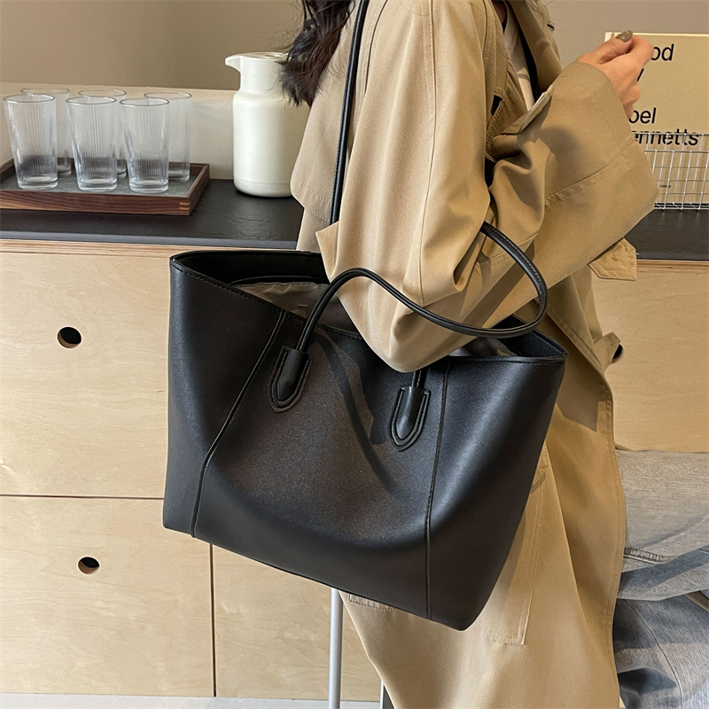 지퍼 토트백 솔리드 여성 가방, PU 핸드백 재봉실 숄 - Women Bags On Sale 리뷰 및 가격
