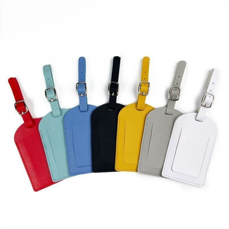 여성용/남성용 PU 가죽 여행용 수하물 태그, 여행 가 - Women Bags Name 리뷰 및 가격