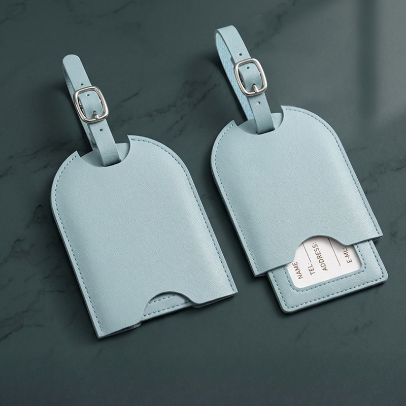 남성 여성 PU 가죽 귀여운 수하물 태그 여행 가방 주 - Women Bags Name 리뷰 및 가격