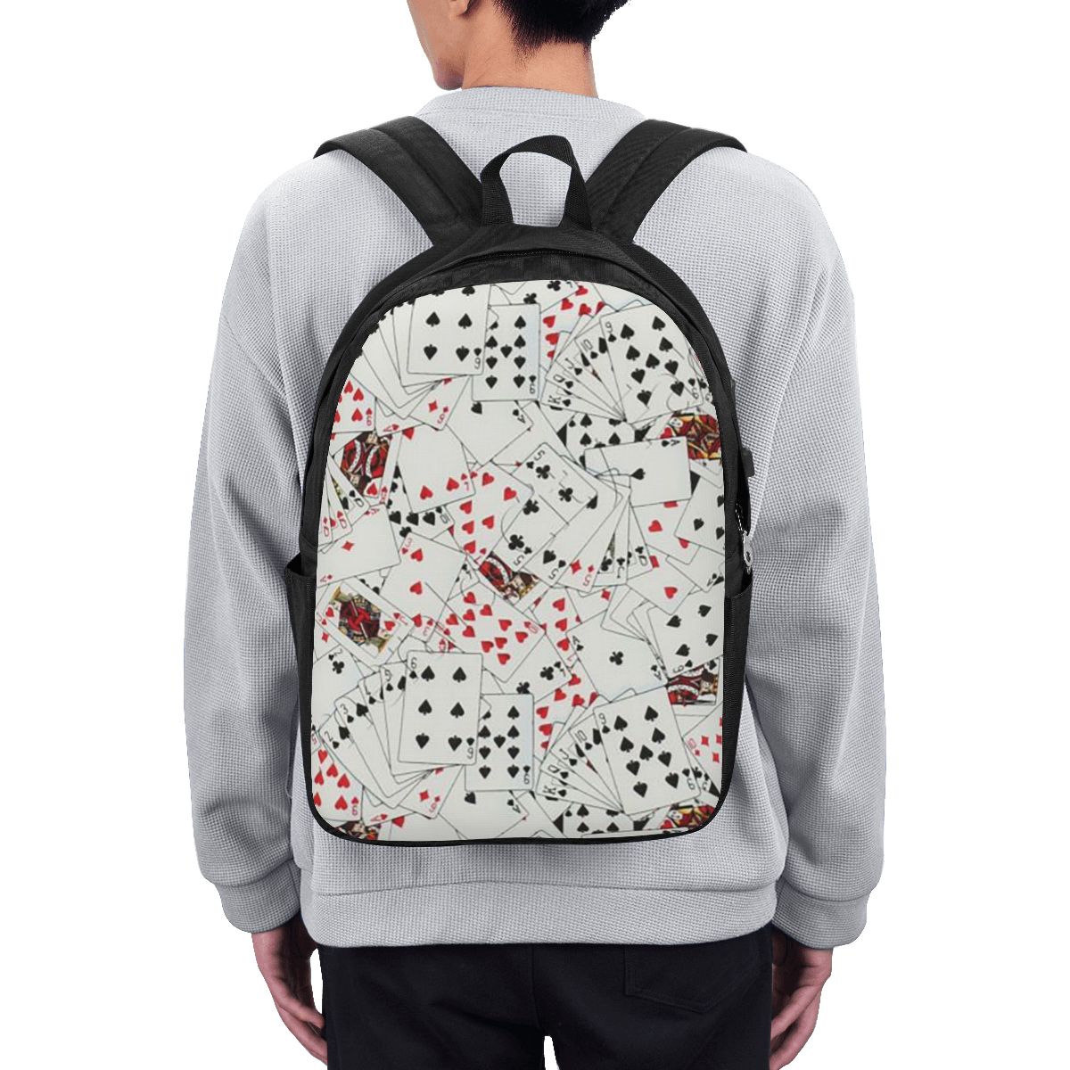 플레잉 카드 포커 프린트 배낭 여행 노트북 가방 컴퓨터 - Women Bags For College 리뷰 및 가격