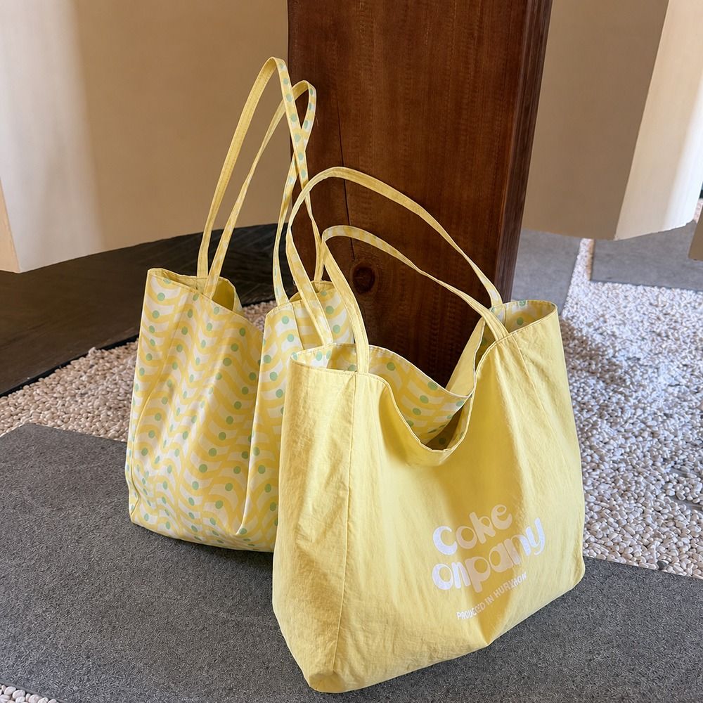 패션 폴카 도트 프린트 토트백 가벼운 대용량 핸드백 양 - Women Bags Polene 리뷰 및 가격