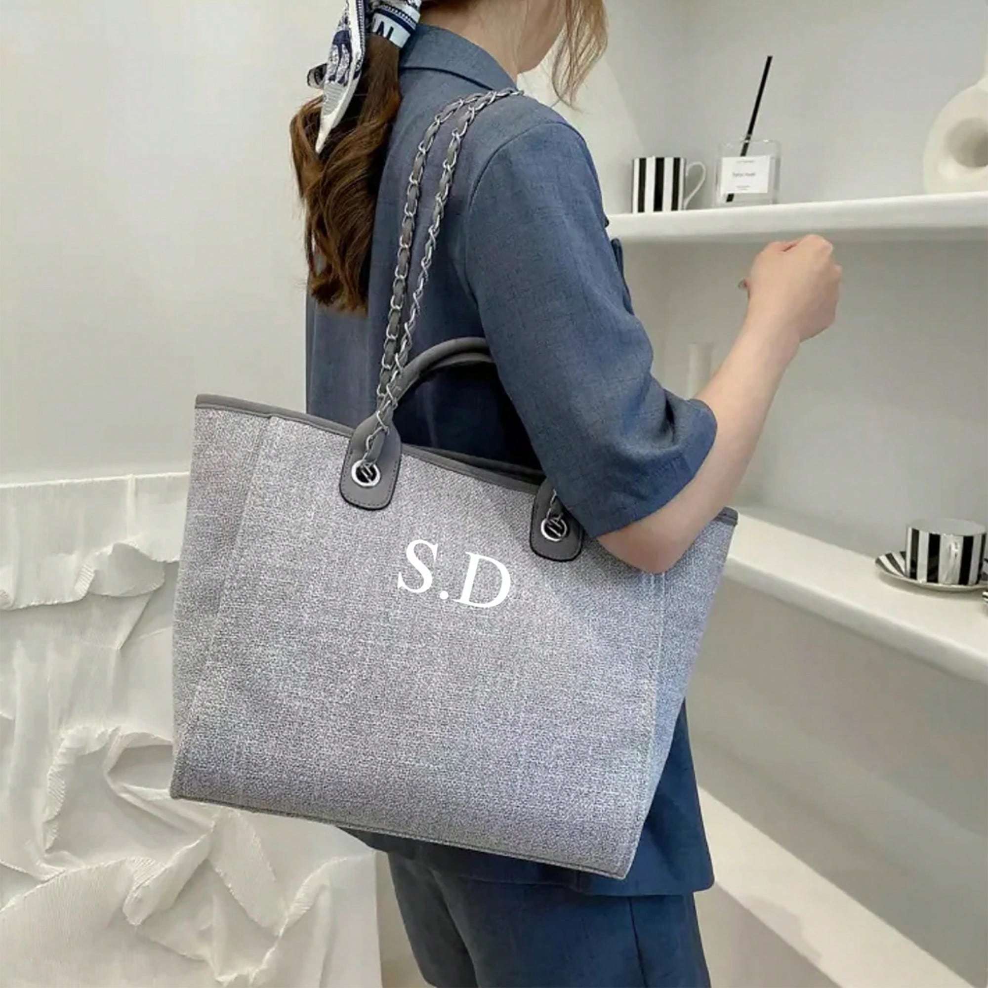 맞춤형 대용량 한국 여성 체인 토트백, 디자이너 크로스 - Women'S Bags Cross Body 리뷰 및 가격