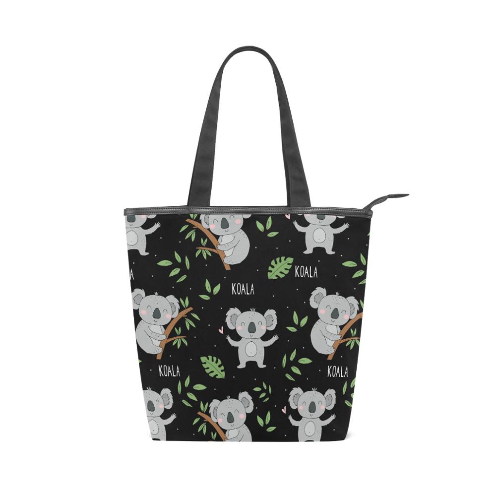 코알라 캔버스 가방 대용량 대학 예술 하라주쿠 귀여운  - Women Bags For College 리뷰 및 가격
