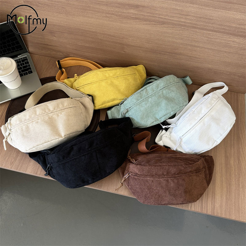 여성용 허리 가방 코듀로이 학생 숄더 핸드백 크로스바디 - Women'S Bum Bags 리뷰 및 가격