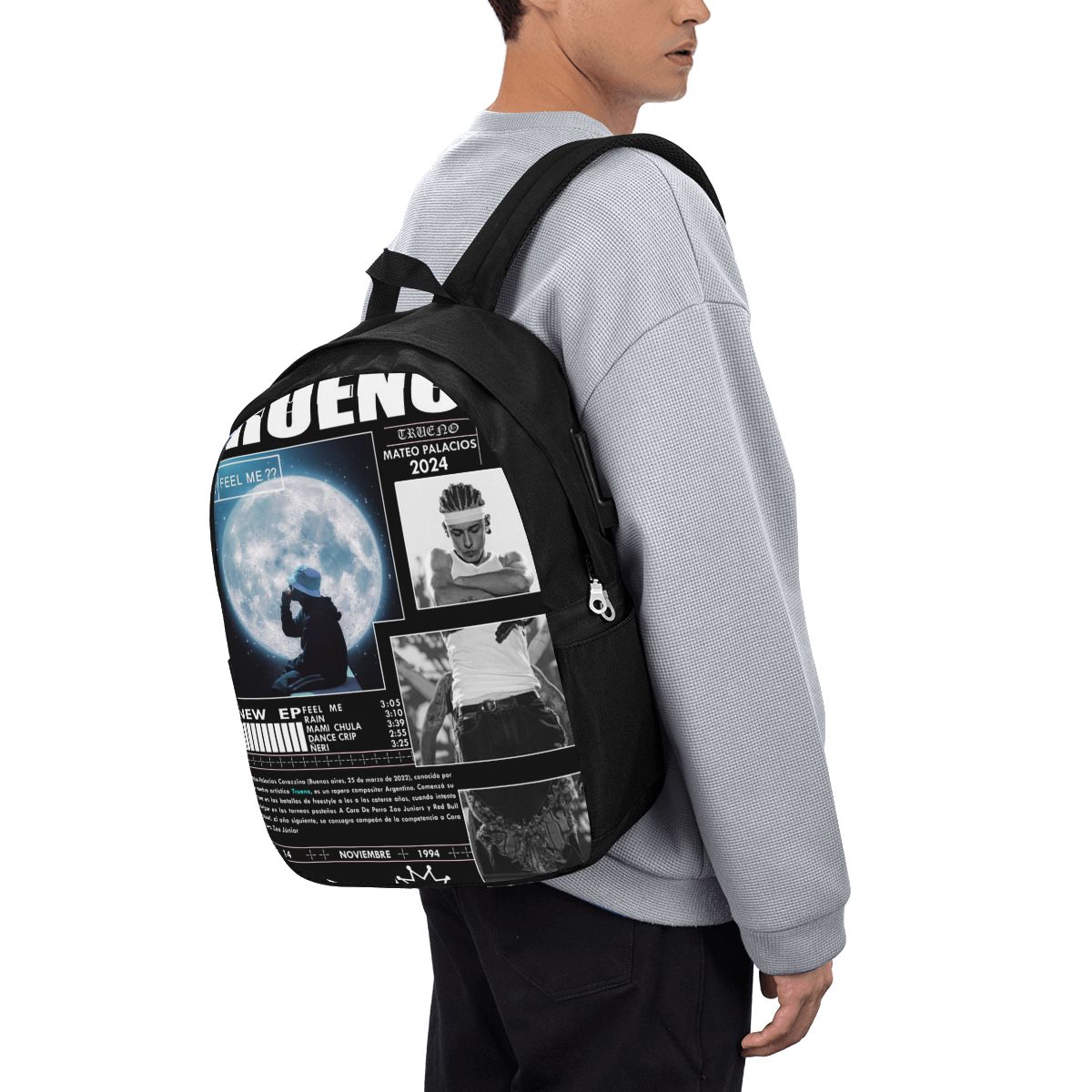 재미있는 트루에노 힙합 랩퍼 배낭 여행 노트북 가방 컴 - Women Bags For College 리뷰 및 가격