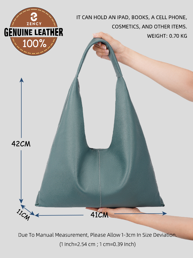 젠시 소프트 천연 가죽 여성용 빅 토트백 핸드백 대용량 - Women Bags On Sale 리뷰 및 가격