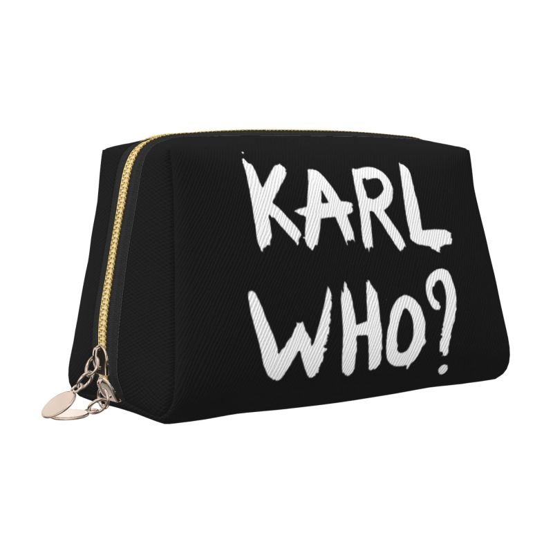 칼 프린트 가죽 메이크업 가방 접이식 방수 여행용 보관 - Women'S Karl Bags 리뷰 및 가격