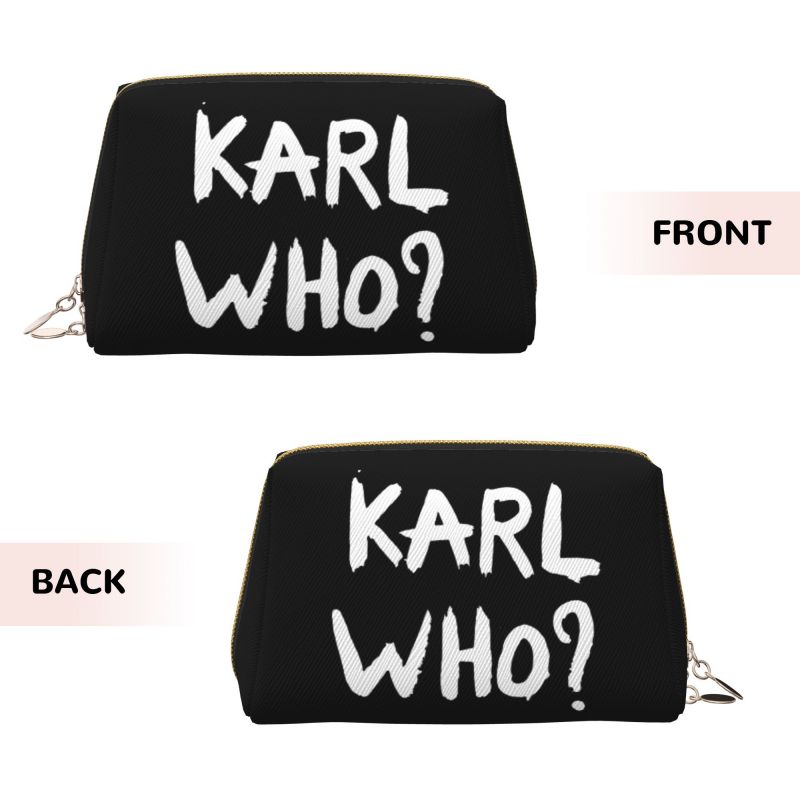 칼 프린트 가죽 메이크업 가방 접이식 방수 여행용 보관 - Women'S Karl Bags 리뷰 및 가격