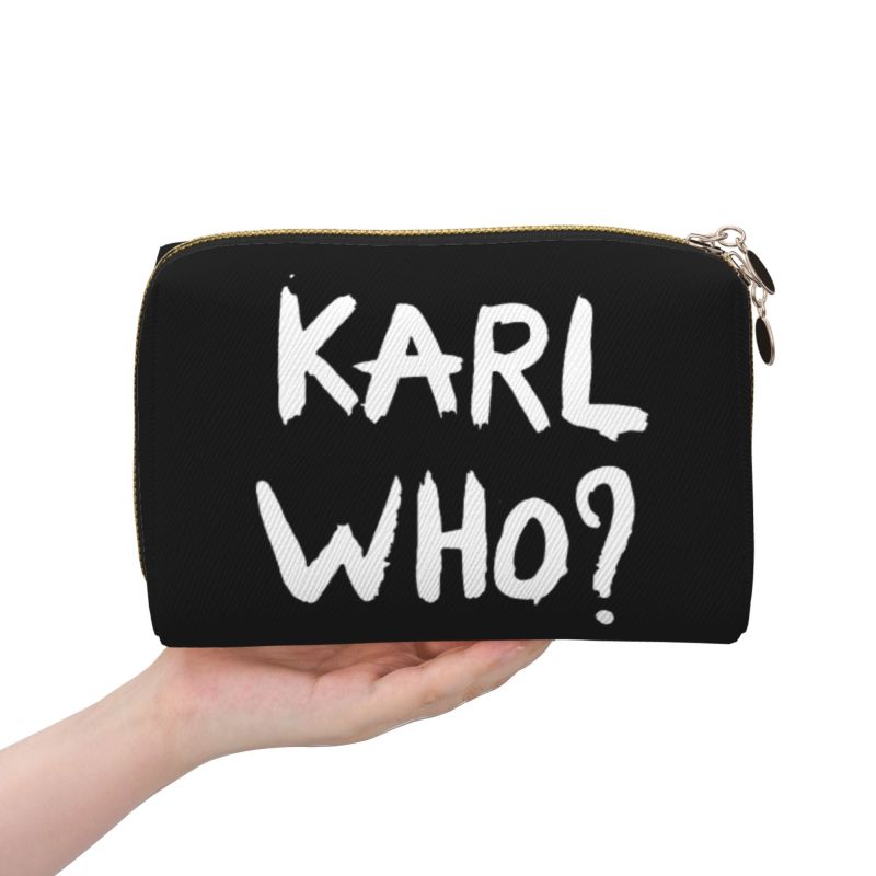 칼 프린트 가죽 메이크업 가방 접이식 방수 여행용 보관 - Women'S Karl Bags 리뷰 및 가격