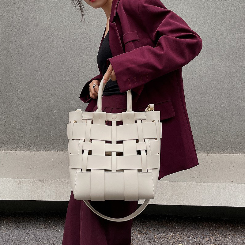 맞춤형 이니셜 진정한 가죽 꼰 토트 백 여성용 고급 디 - Women Bags On Sale 리뷰 및 가격