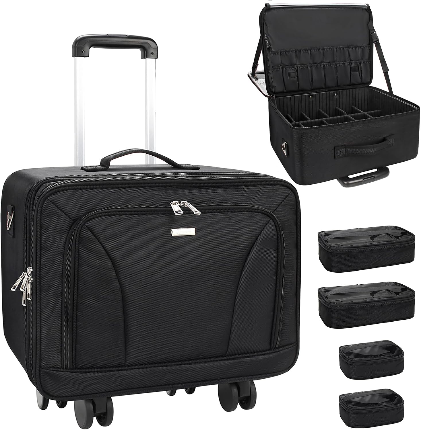 특대형 360도 회전식 메이크업 여행용 트레인 케이스  - Women'S Bags Travel 리뷰 및 가격