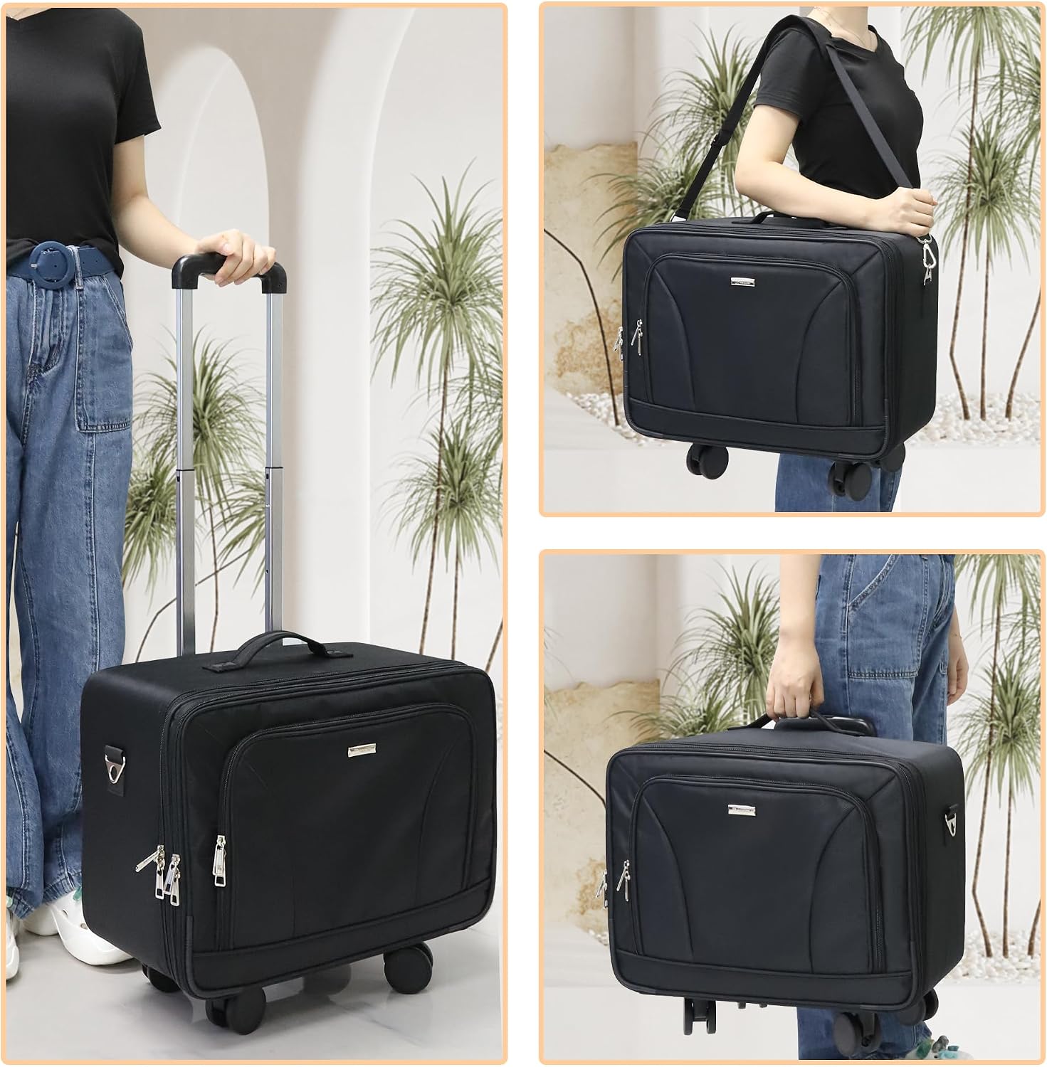 특대형 360도 회전식 메이크업 여행용 트레인 케이스  - Women'S Bags Travel 리뷰 및 가격