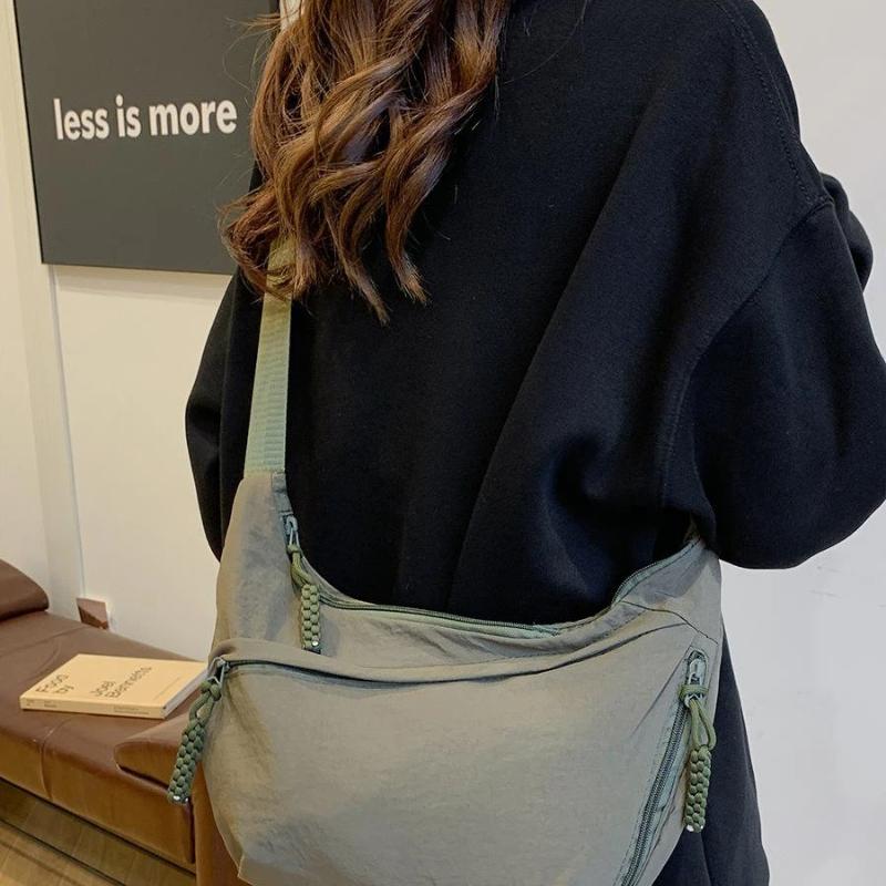 버건디 나일론 크레센트 크로스바디 백 조절 가능한 스트 - Women'S Bags Travel 리뷰 및 가격