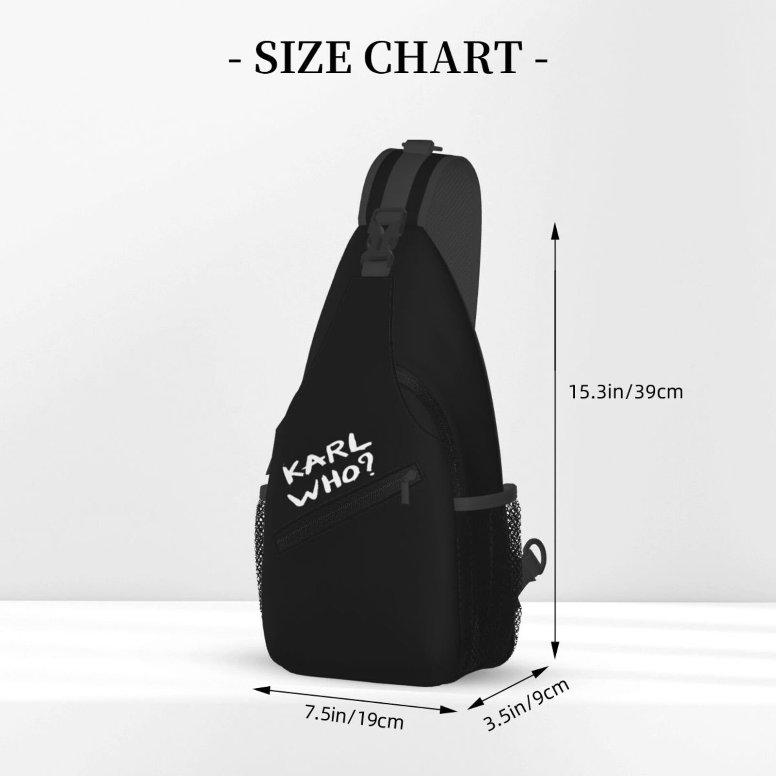 Karl Who 텍스트 패턴 체스트 백 크로스바디 슬링 - Women'S Karl Bags 리뷰 및 가격