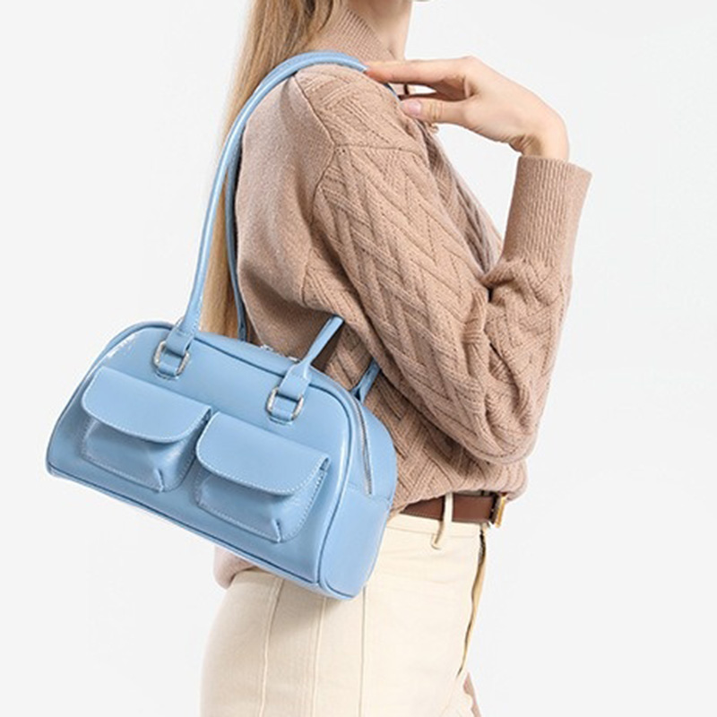 여성 시크 데일리 통근 핸드백 여성 한국 캐주얼 솔리드 - Women Bags Wholesale 리뷰 및 가격