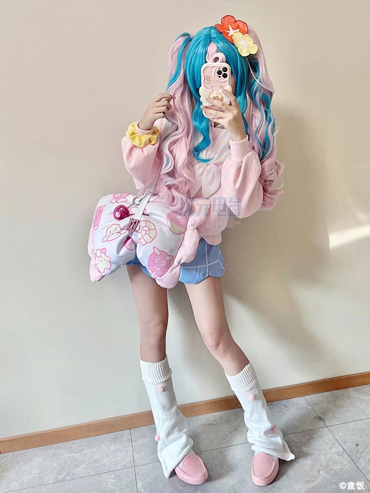 Jigglypuff 코스프레 코스튬 여성 귀여운 핑크  - Women Bags Pictures 리뷰 및 가격