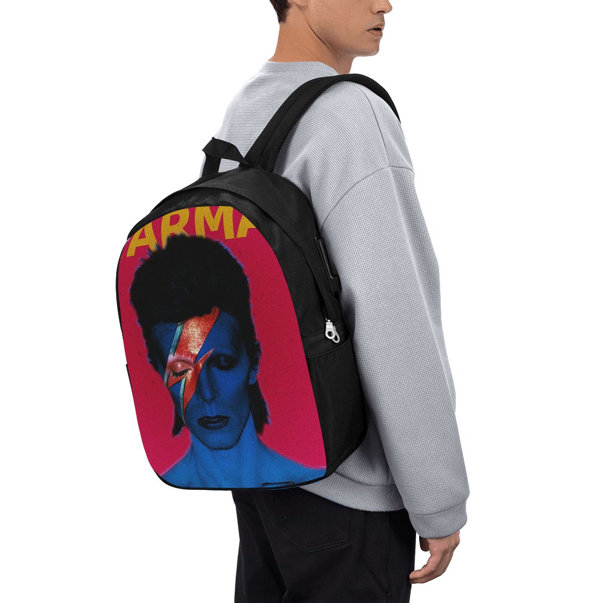 데이비드 보위드 백팩 여행 노트북 가방 컴퓨터 대학생  - Women Bags For College 리뷰 및 가격
