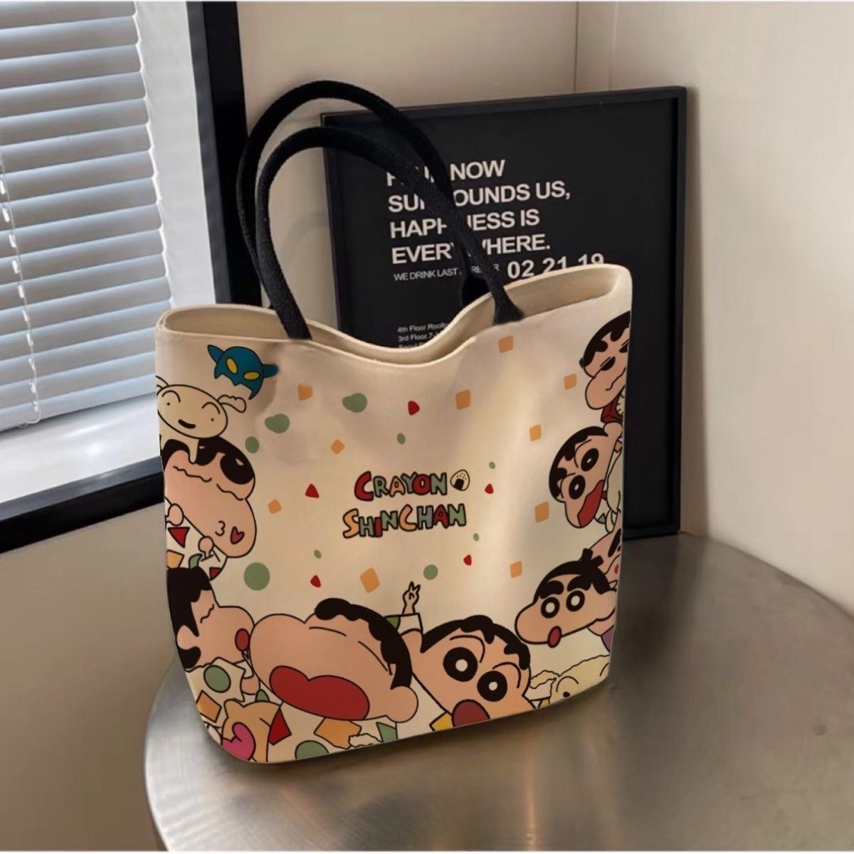 2026 새로운 크레용 신짱 캔버스 토트 백 대용량 여 - Women'S Xl Bags 리뷰 및 가격