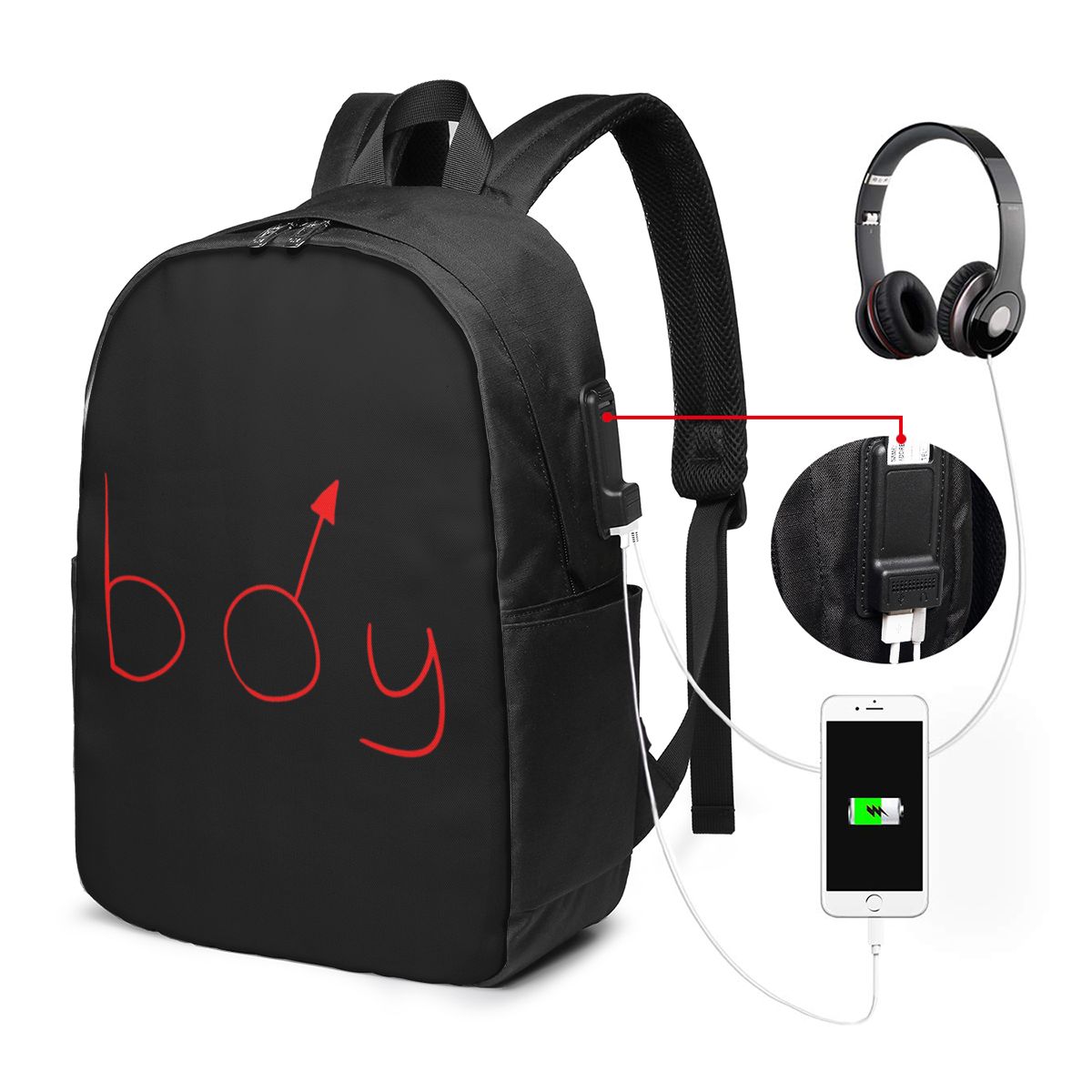 Boymoder 모자와 셔츠 배낭 여행 노트북 가방 컴 - Women Bags For College 리뷰 및 가격
