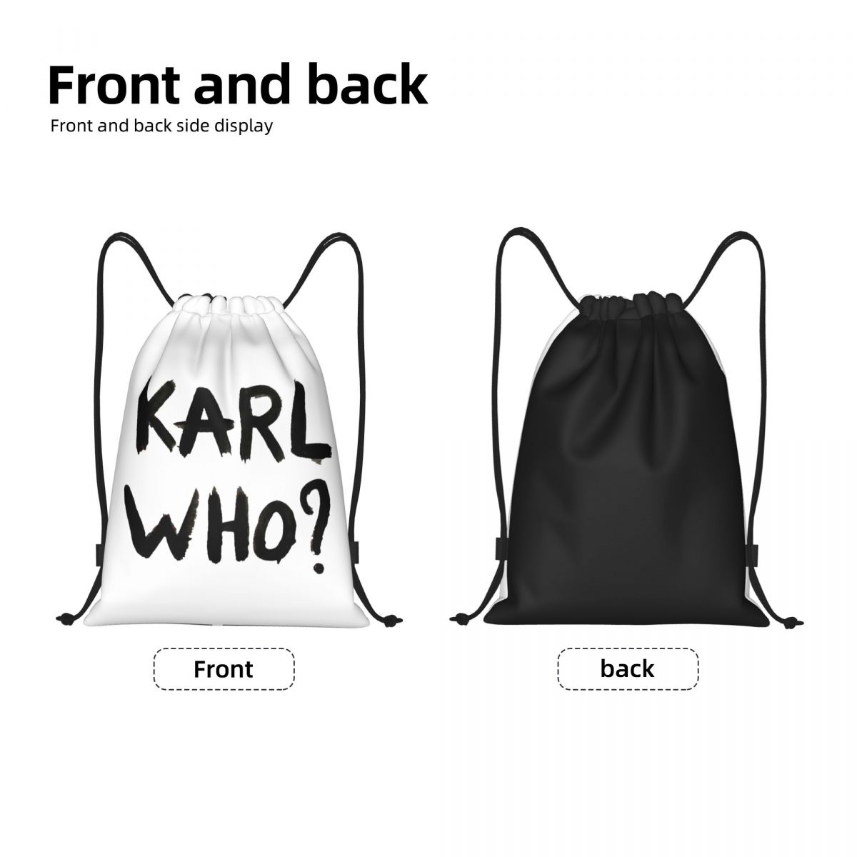 맞춤형 Karl Who 드로스트링 백, 쇼핑 요가 백팩 - Women'S Karl Bags 리뷰 및 가격