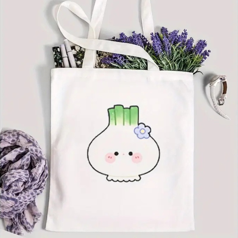 귀여운 팬더 프린트 캔버스 토트백 카와이 동물 친환경  - Women Bags For College 리뷰 및 가격