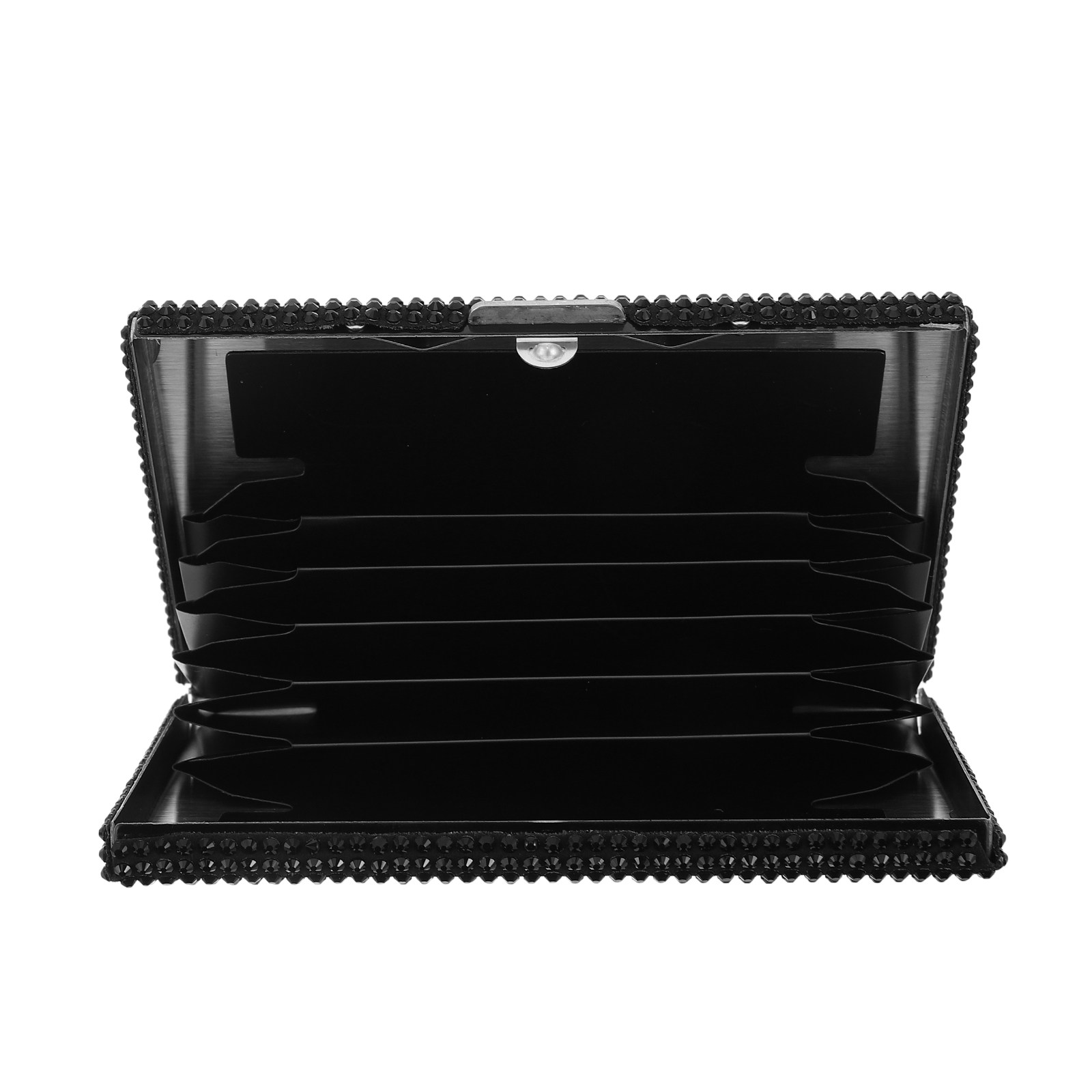 세련된 디자인의 금속 명함 케이스, 라인스톤 장식, 차 - Women Bags Name 리뷰 및 가격