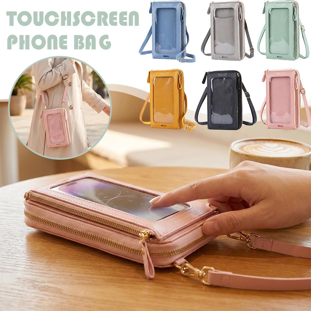 여성 가방 부드러운 가죽 지갑 터치스크린 휴대폰 지갑  - Women Bags Crossbody 리뷰 및 가격